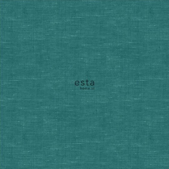 Esta 148696 Paradise - zielononiebieska tapeta imitująca len