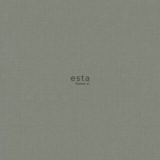 Esta 148746 Paradise - oliwkowa tapeta imitująca len