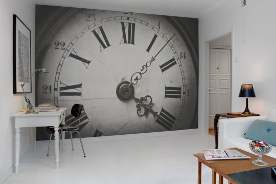 Rebel Walls R12111 Panorama Watch - mural zegar