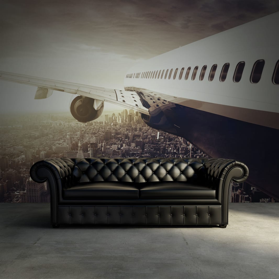 Rebel Walls R10471 Panorama Aircraft - mural samolot