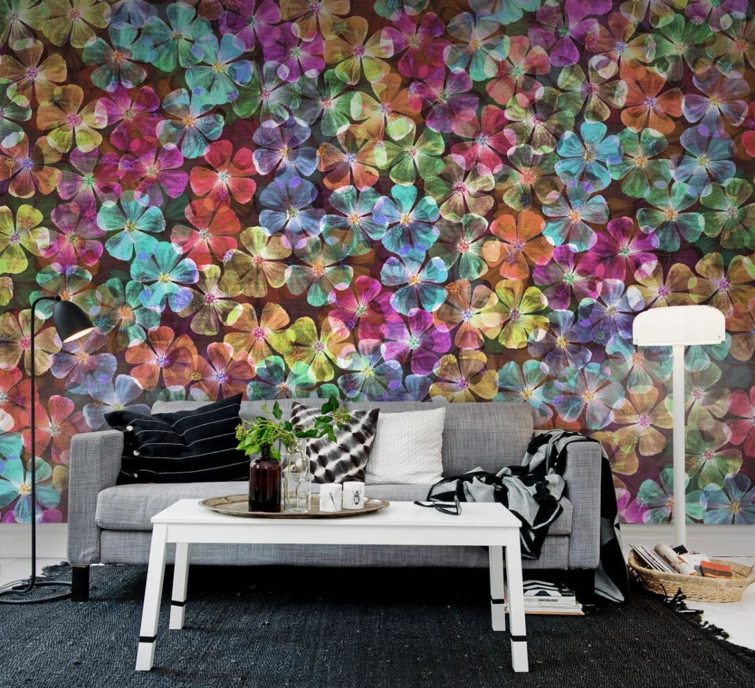 Rebel Walls R12681 Panorama Big Bloom - mural w kwiaty