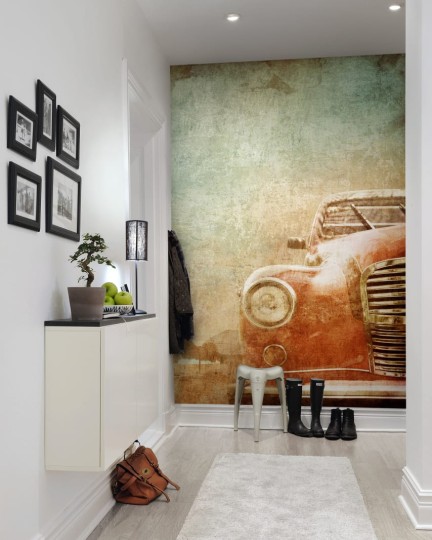 Rebel Walls R10551 Panorama The Experienced Car - mural samochód