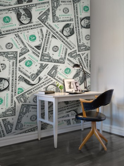 Rebel Walls R10461 Panorama One Dollar - mural w dolary
