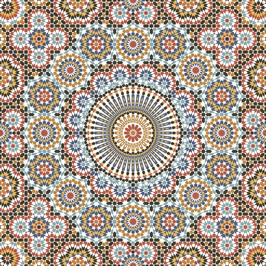 Rebel Walls R12591 Panorama Geometric Pattern - mural geometryczny