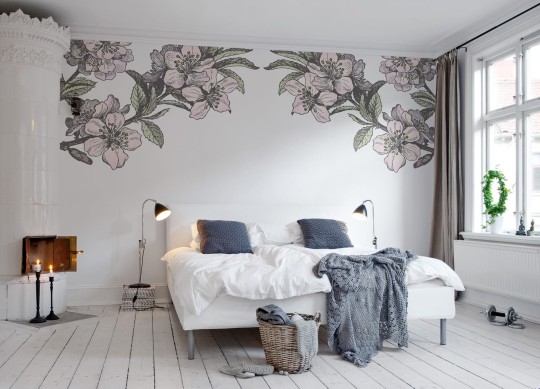 Rebel Walls R12653 Floral SPRINGTIME DOUBLE - mural kwiaty