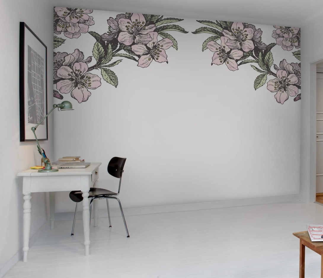 Rebel Walls R12653 Floral SPRINGTIME DOUBLE - mural kwiaty