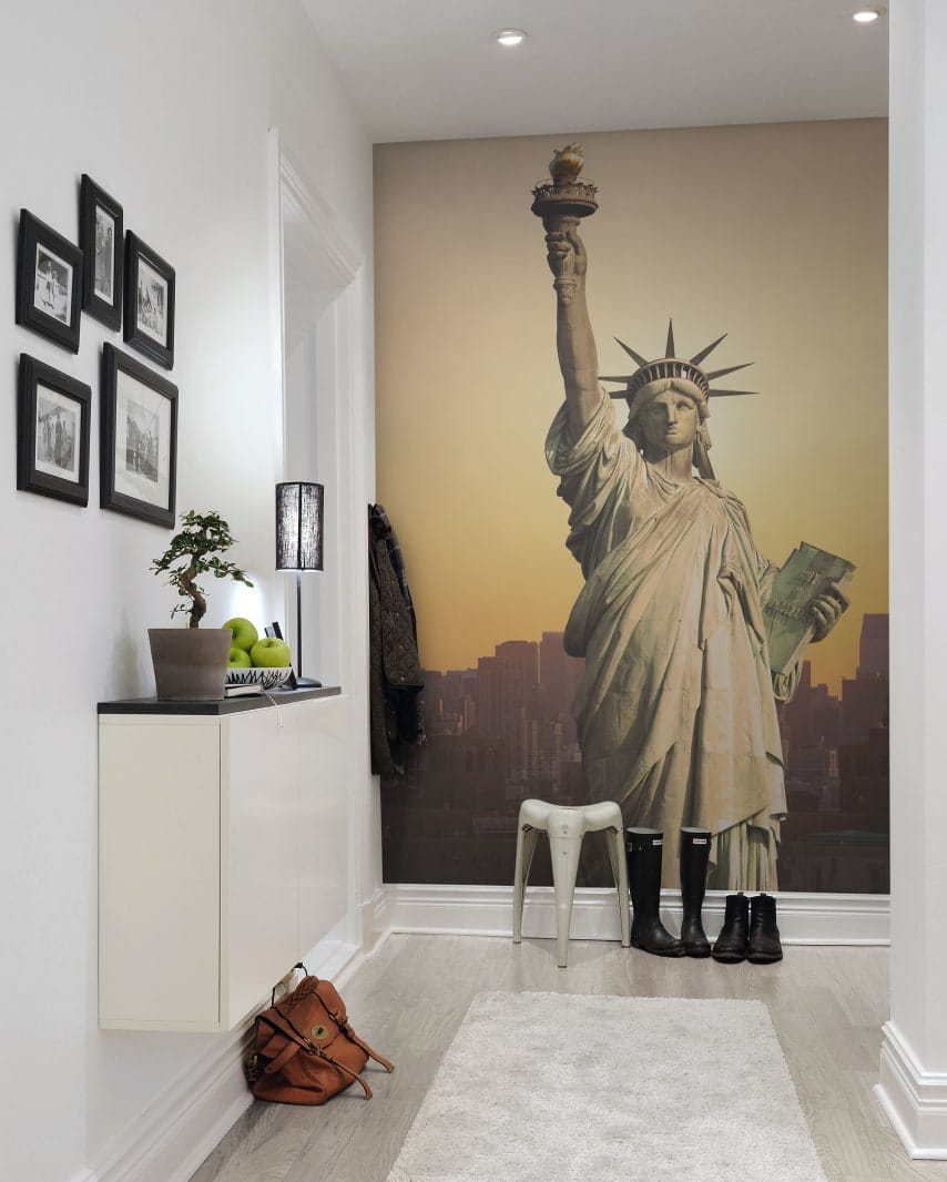 Rebel Walls R10651 Panorama Statue of Liberty - mural ze Statuą Wolności