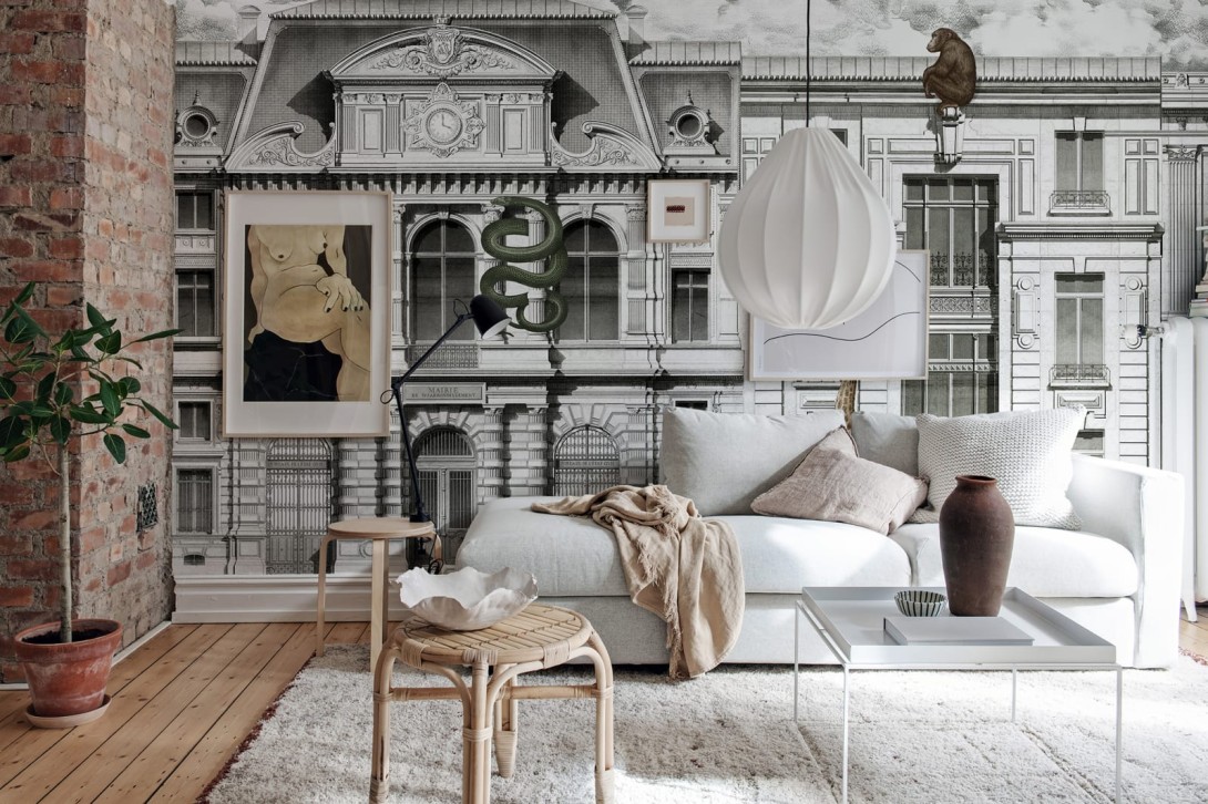 Rebel Walls R17171 City ANIMAL AVENUE - mural budynek