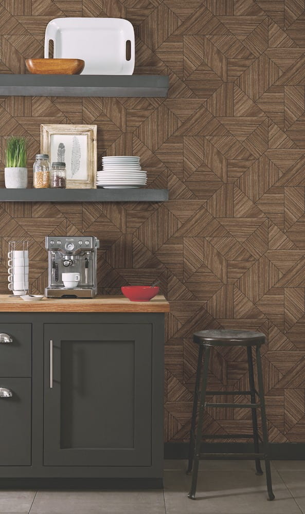 Tapeta York Tailored HO3370 Wood Geometric