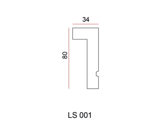 Listwa karniszowa Exterior LS001