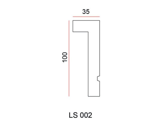 Listwa karniszowa Exterior LS002