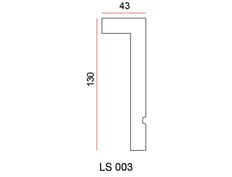 Listwa karniszowa Exterior LS003