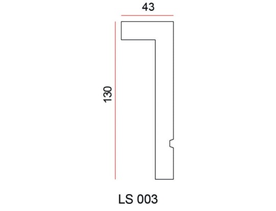 Listwa karniszowa Exterior LS003