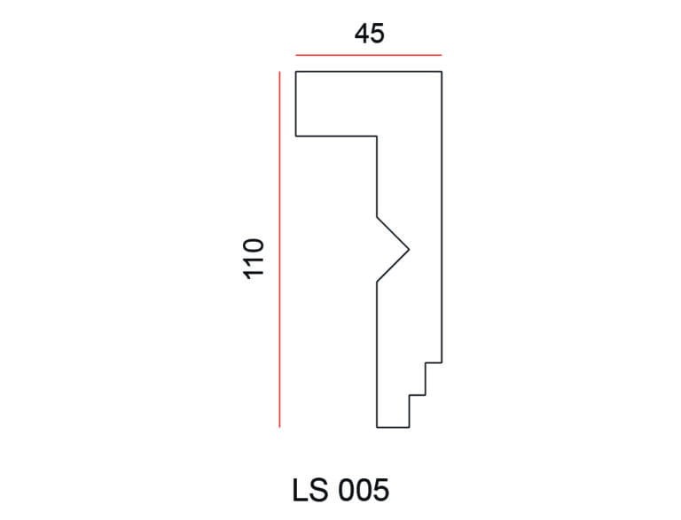 Listwa karniszowa Exterior LS005