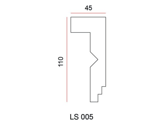 Listwa karniszowa Exterior LS005