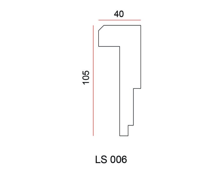 Listwa karniszowa Exterior LS006