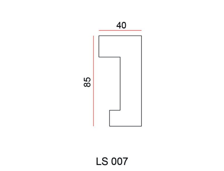 Listwa karniszowa Exterior LS007