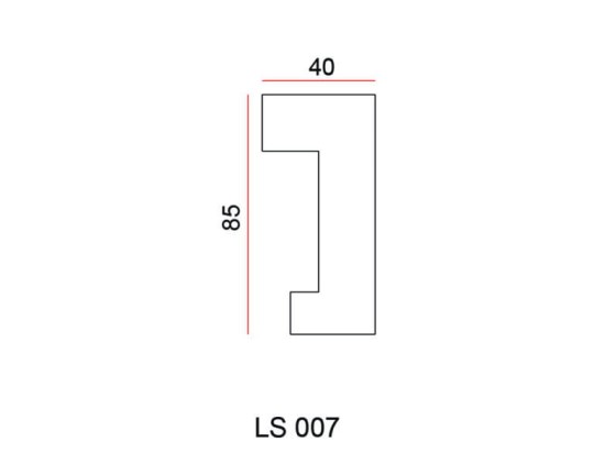 Listwa karniszowa Exterior LS007