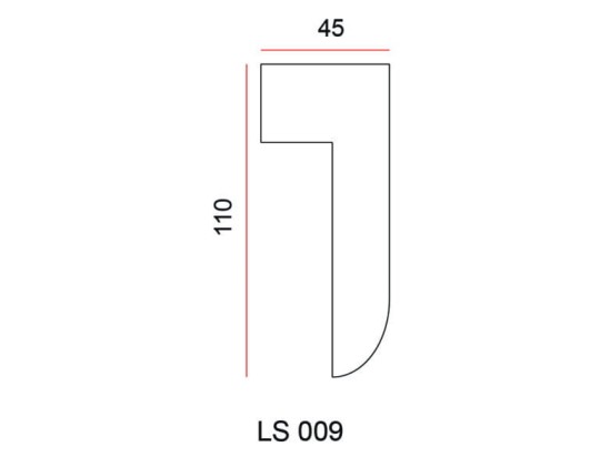 Listwa karniszowa Exterior LS009