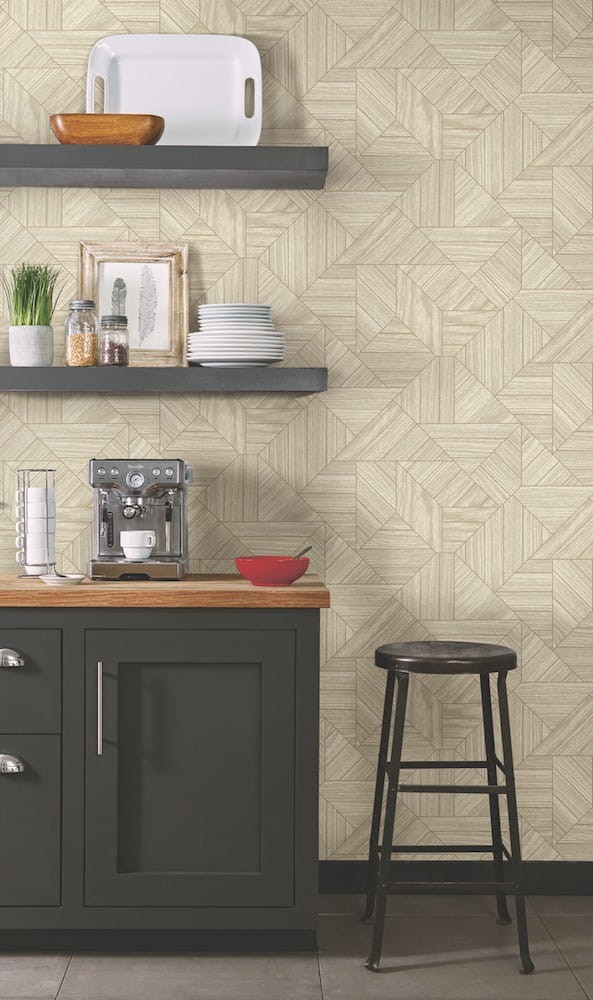 Tapeta York Tailored HO3374 Wood Geometric