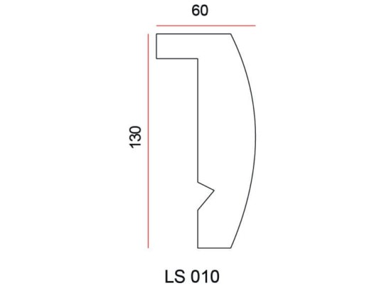 Listwa karniszowa Exterior LS010