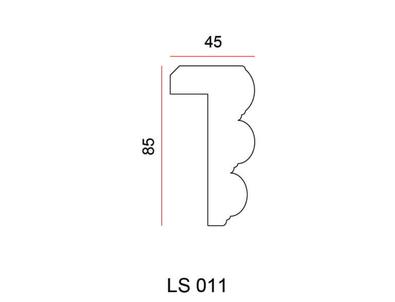 Listwa karniszowa Exterior LS011