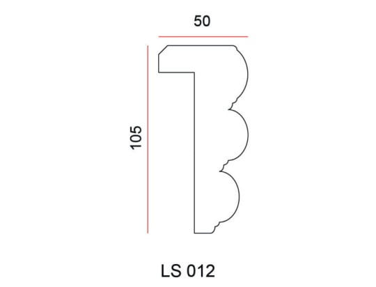 Listwa karniszowa Exterior LS012