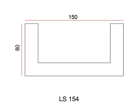 Listwa maskująca Exterior LS154