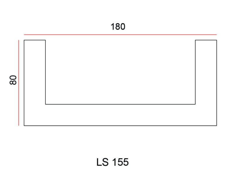 Listwa maskująca Exterior LS155