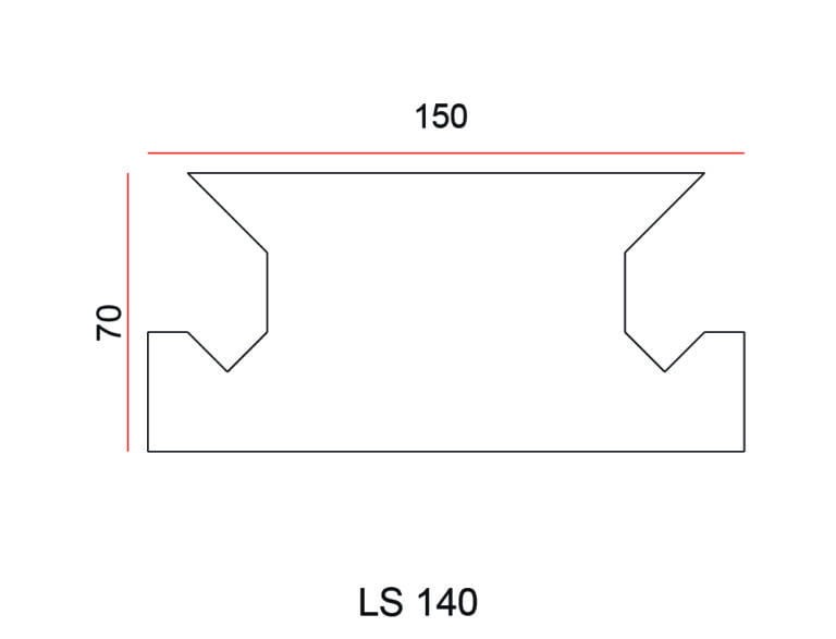 Listwa oświetleniowa Exterior LS140