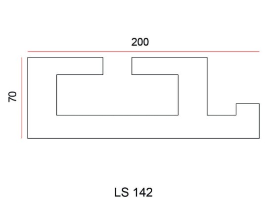 Listwa oświetleniowa Exterior LS142