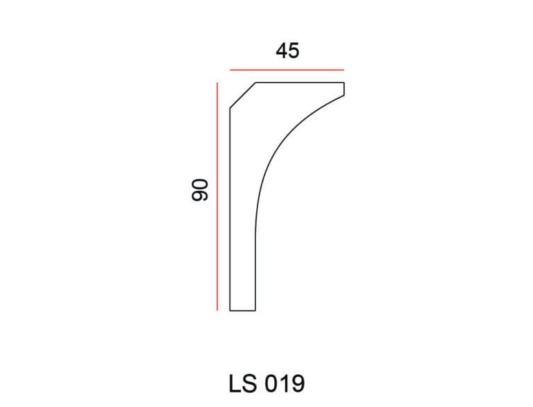 Listwa przysufitowa Exterior LS019