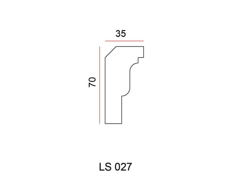 Listwa przysufitowa Exterior LS027