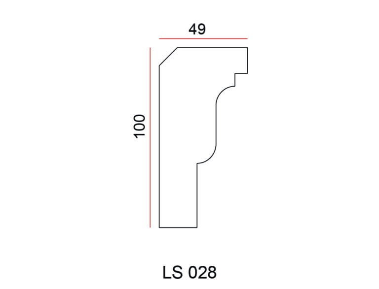 Listwa przysufitowa Exterior LS028