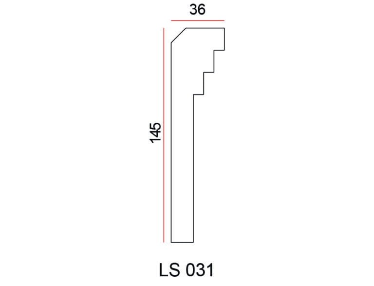 Listwa przysufitowa Exterior LS031