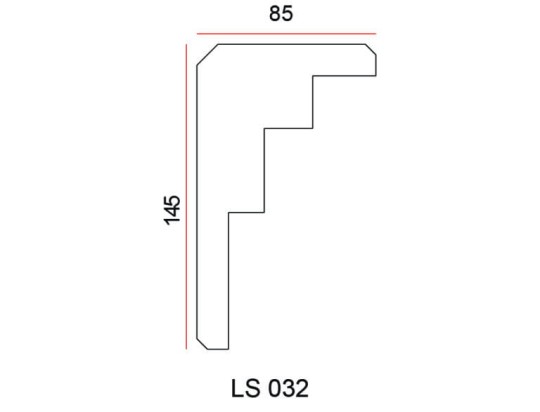 Listwa przysufitowa Exterior LS032