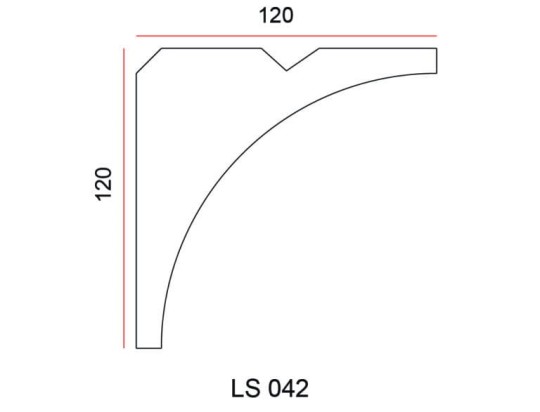 Listwa przysufitowa Exterior LS042