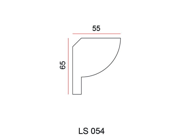 Listwa przysufitowa Exterior LS054