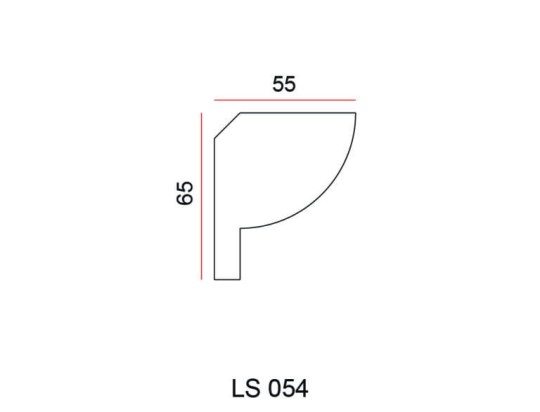 Listwa przysufitowa Exterior LS054