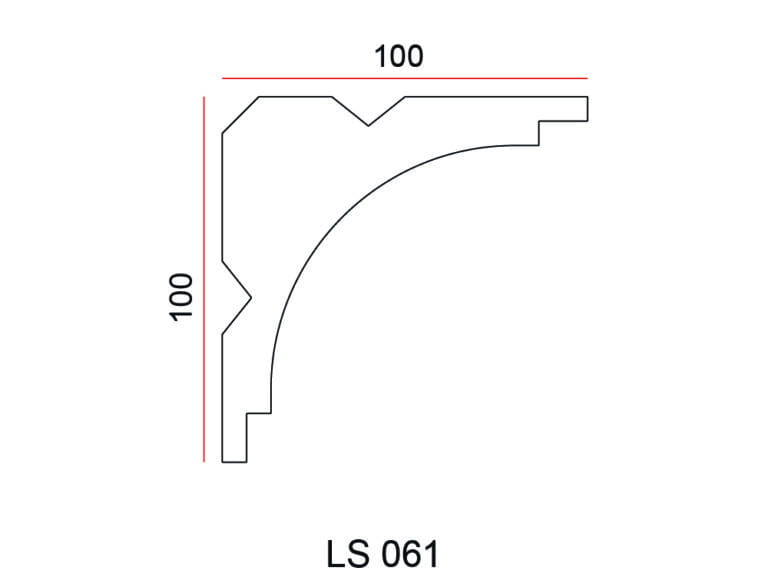 Listwa przysufitowa Exterior LS061