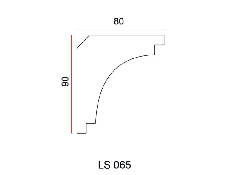 Listwa przysufitowa Exterior LS065