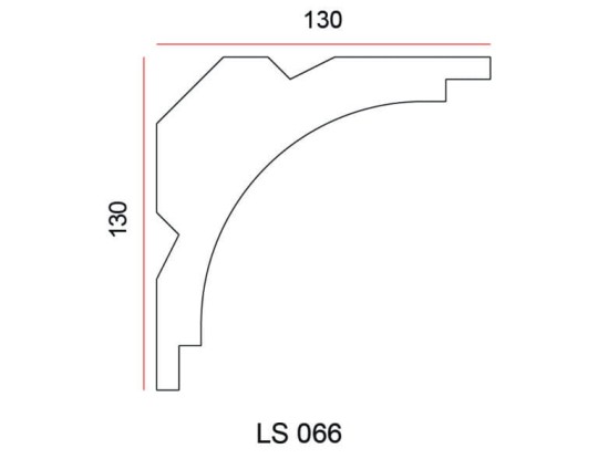 Listwa przysufitowa Exterior LS066