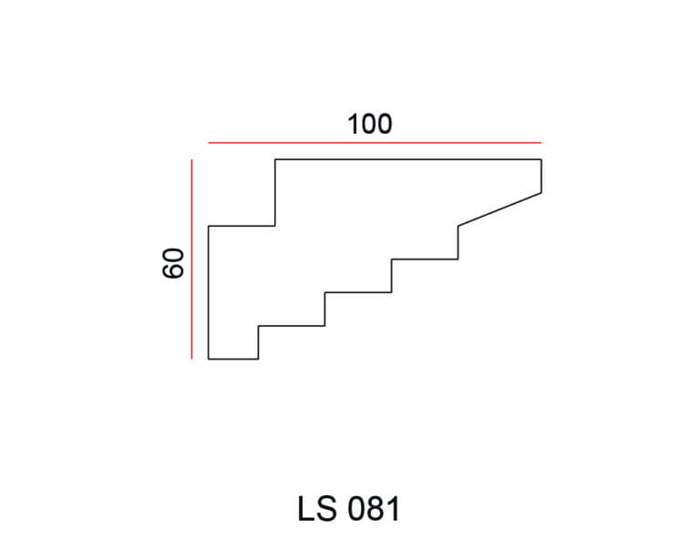 Listwa przysufitowa Exterior LS081