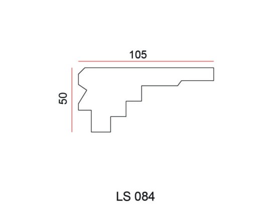 Listwa przysufitowa Exterior LS084