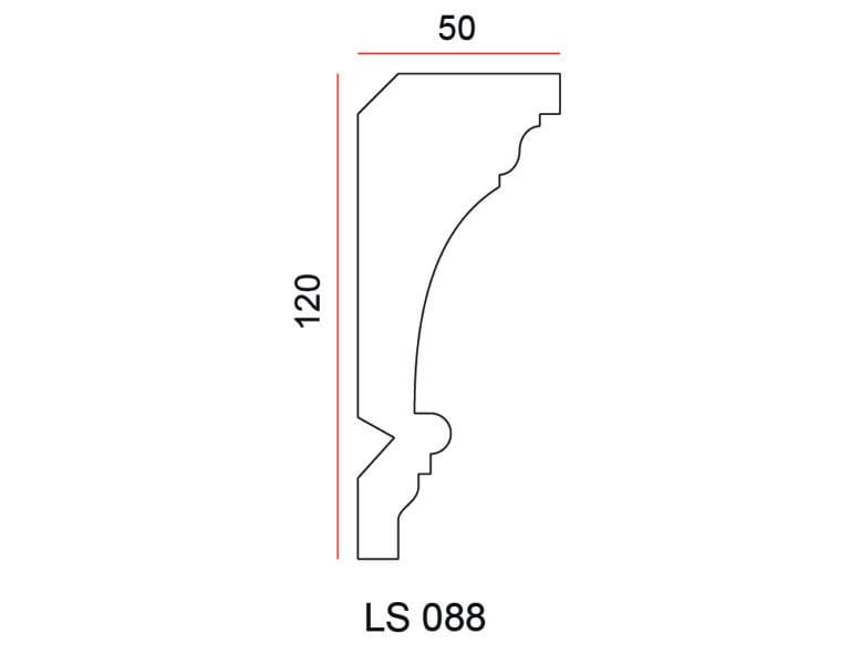 Listwa przysufitowa Exterior LS088