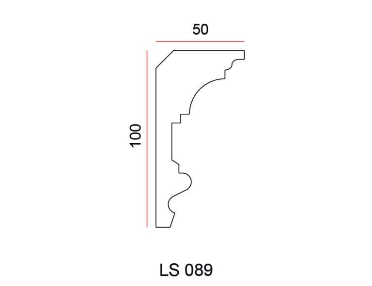Listwa przysufitowa Exterior LS089