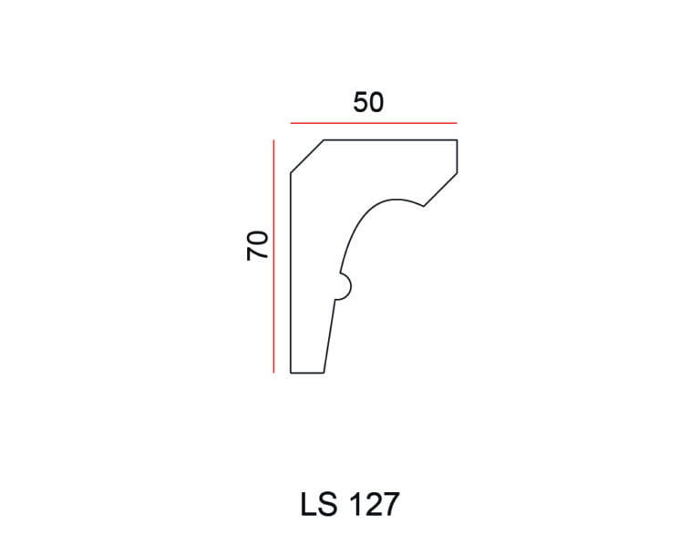 Listwa przysufitowa Exterior LS127