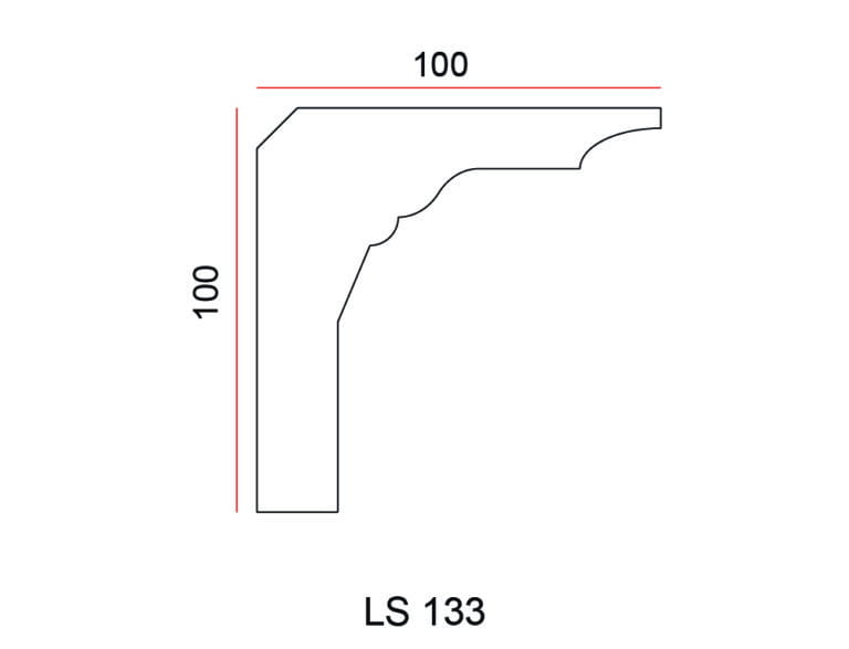 Listwa przysufitowa Exterior LS133