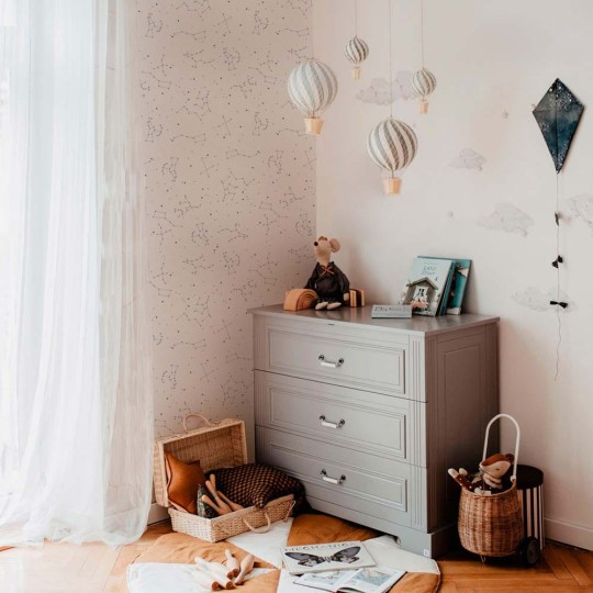 Dekornik DEKO.TAP.225 Simple Cosmos Blue - tapeta gwiazdozbiór