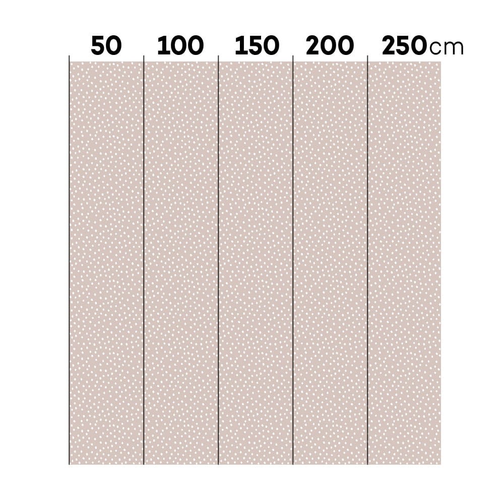 Dekornik DEKO.TAP.231 Simple Irregular Dots Powder Pink White - tapeta w nieregularne kropki